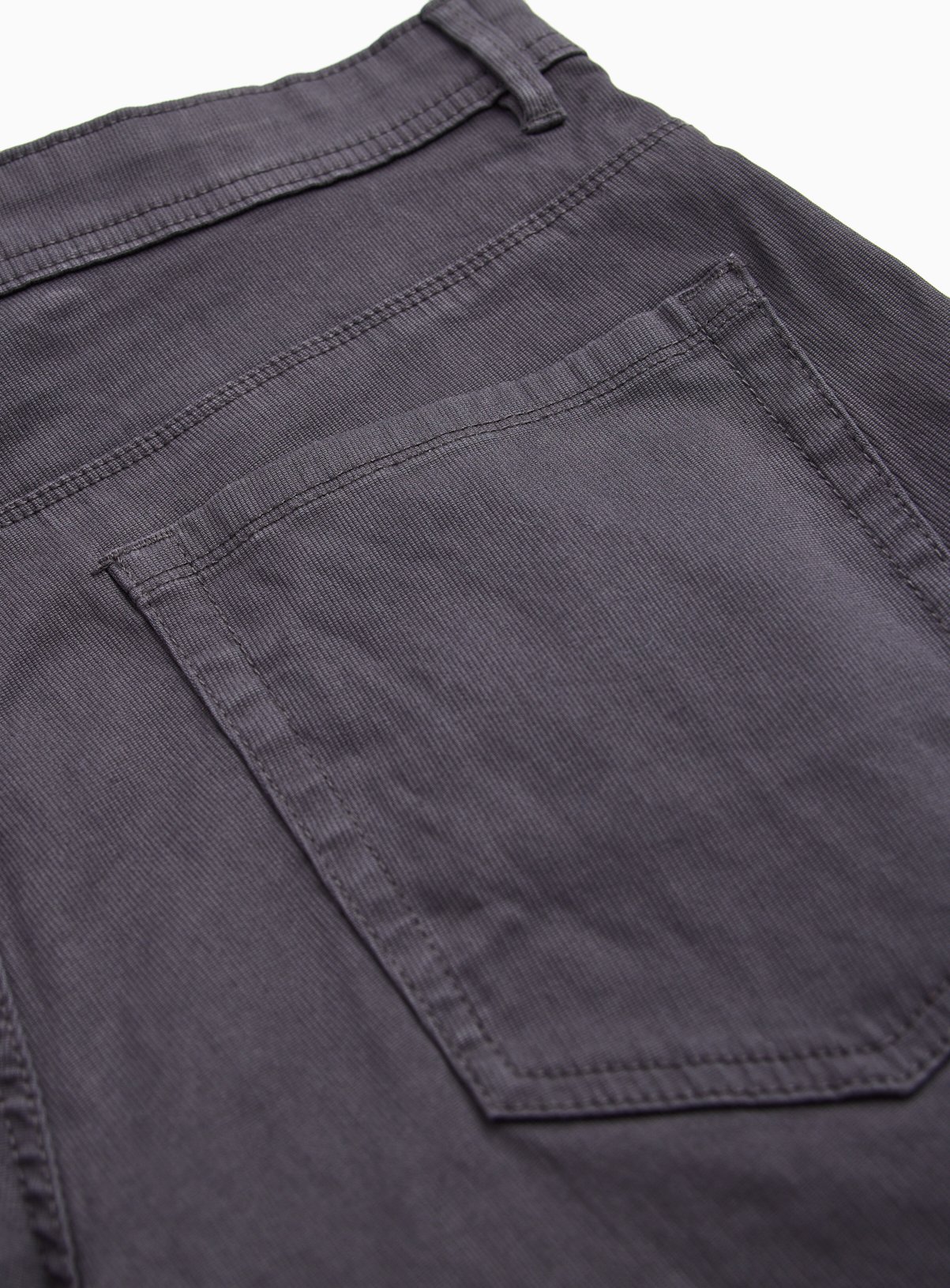 Charcoal Regular Fit Cotton Rich Trousers 42S - Image 4 thumbnail