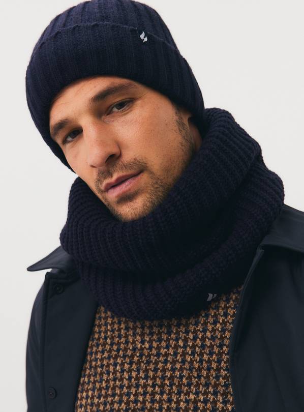 Heat Holders Navy Snood One Size
