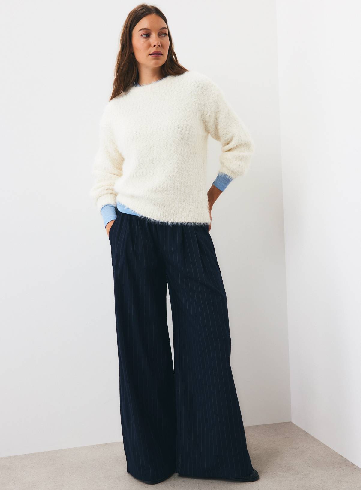 Eyelash Fancy Yarn Jumper S - Image 2
