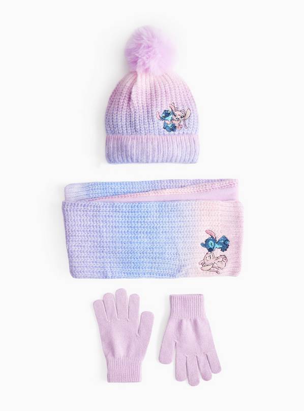 Disney Lilo & Stitch Hat, Scarf & Gloves Set 6-9 years