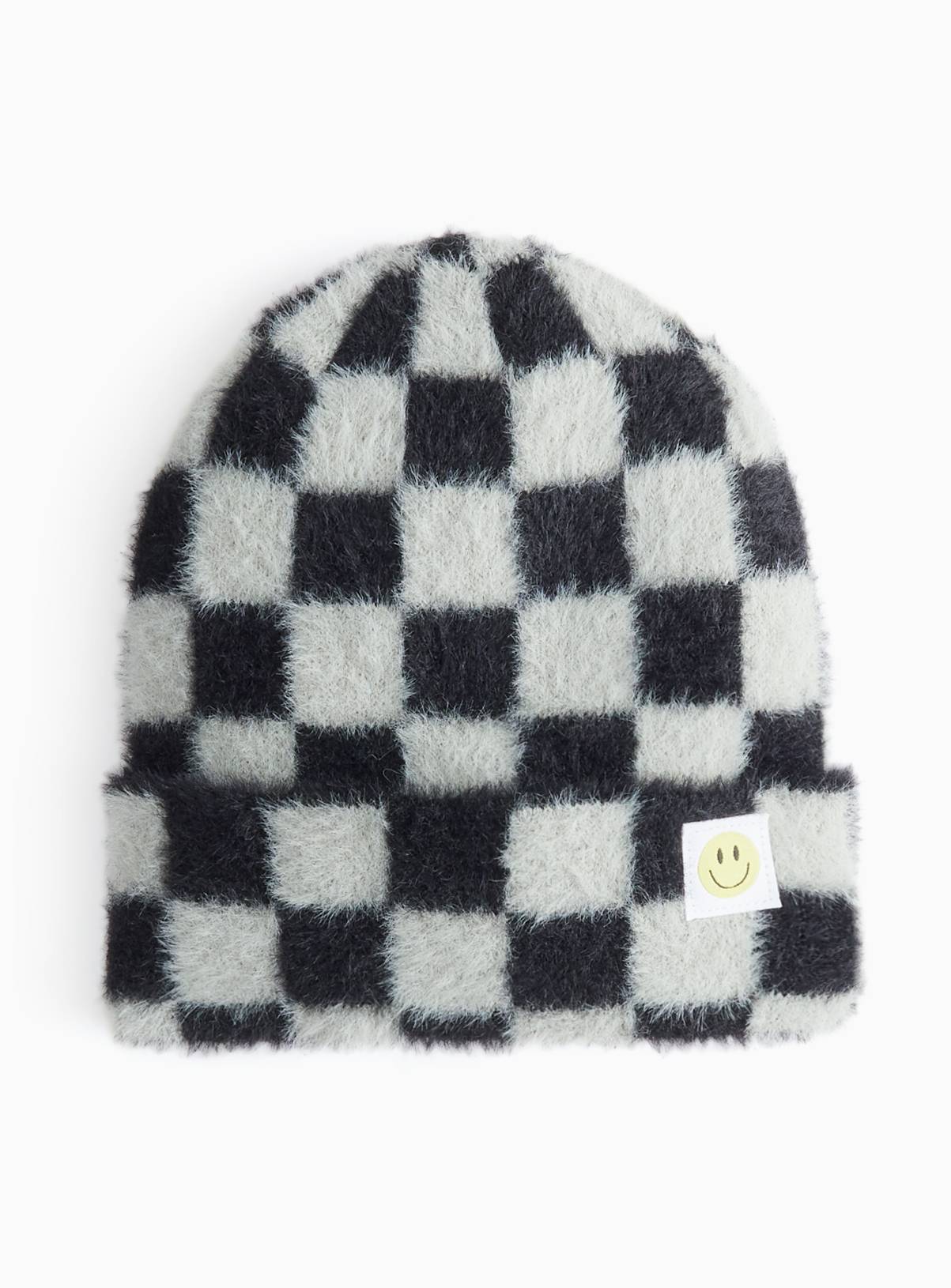 Mono Checkerboard Beanie Hat 3-5 years - Image 1