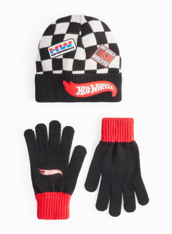Hot Wheels Hat & Gloves Set 3-5 years