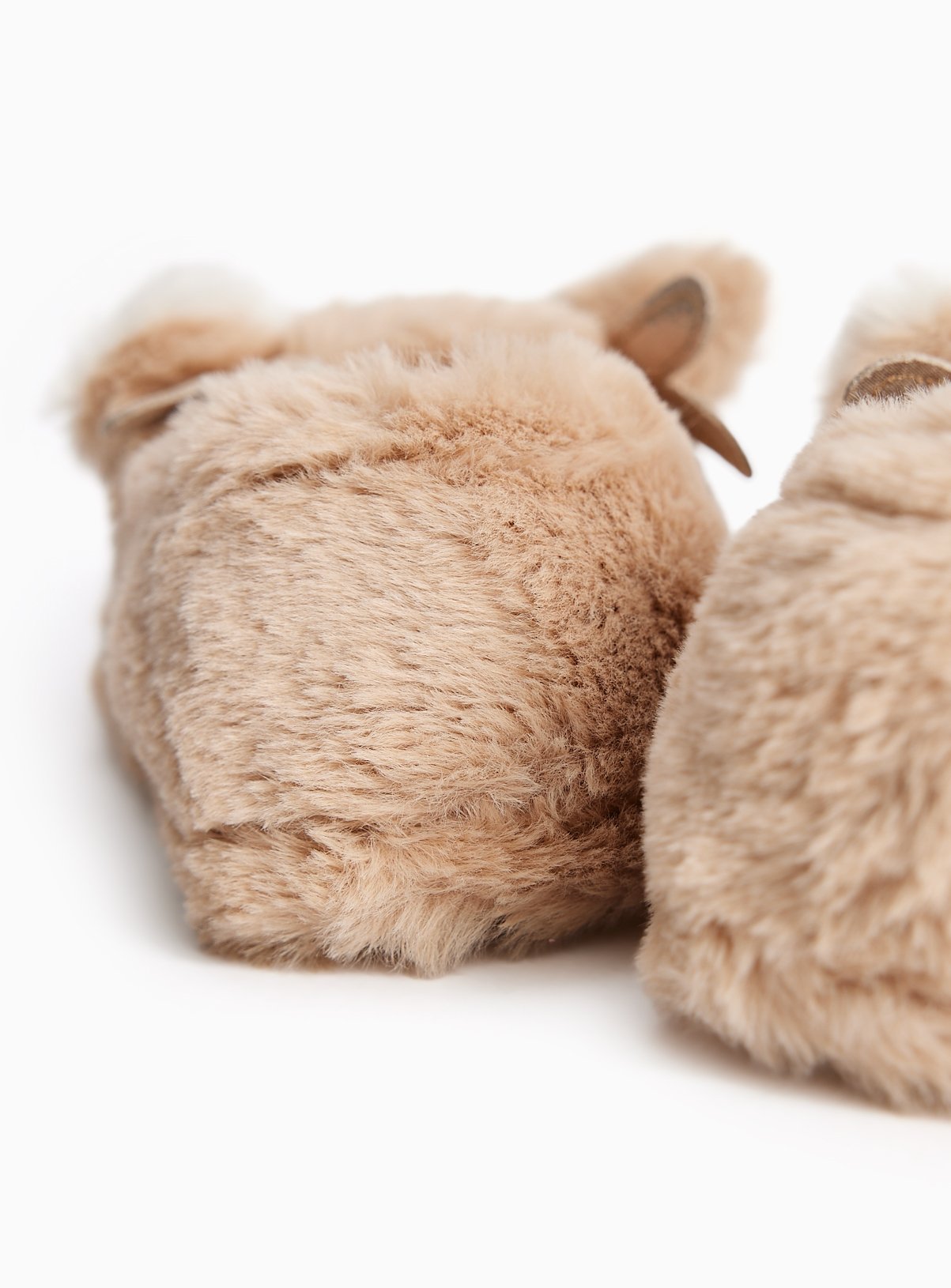 Pretty Reindeer Plush Full Slippers 10-11 Infant - Image 4 thumbnail