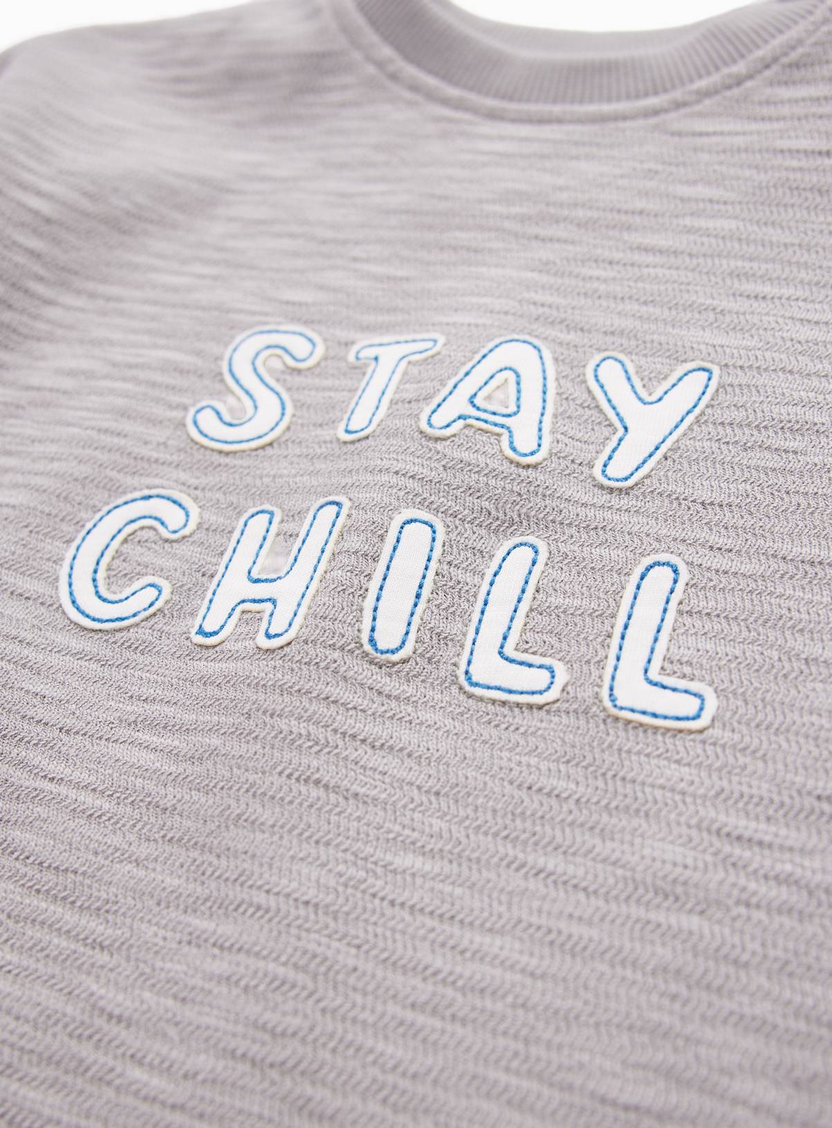 Grey Stay Chill Sweat Top 18-24 months - Image 2