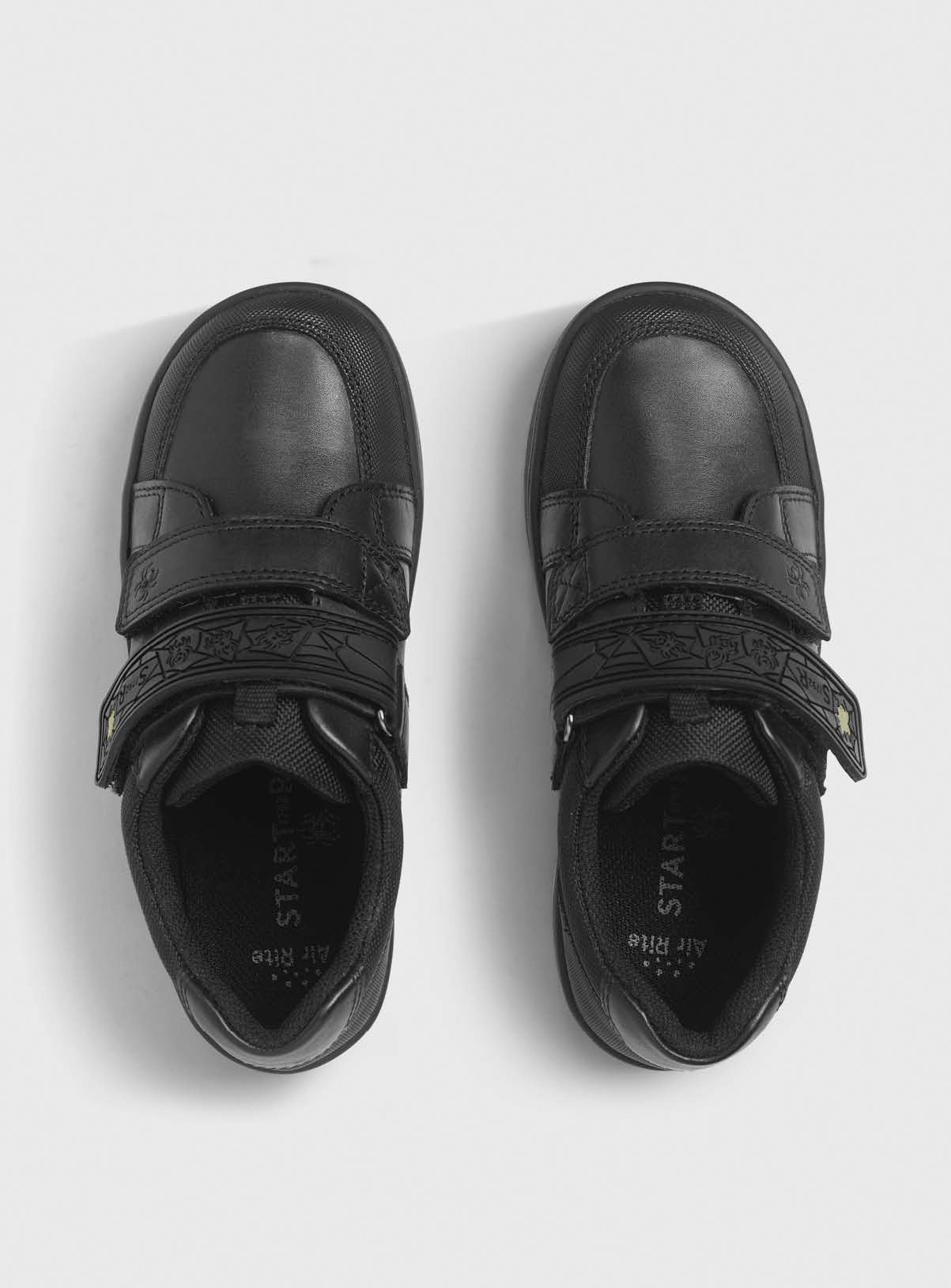 START-RITE Spider Web Black Leather School Shoes 13 Infant - Image 2 thumbnail