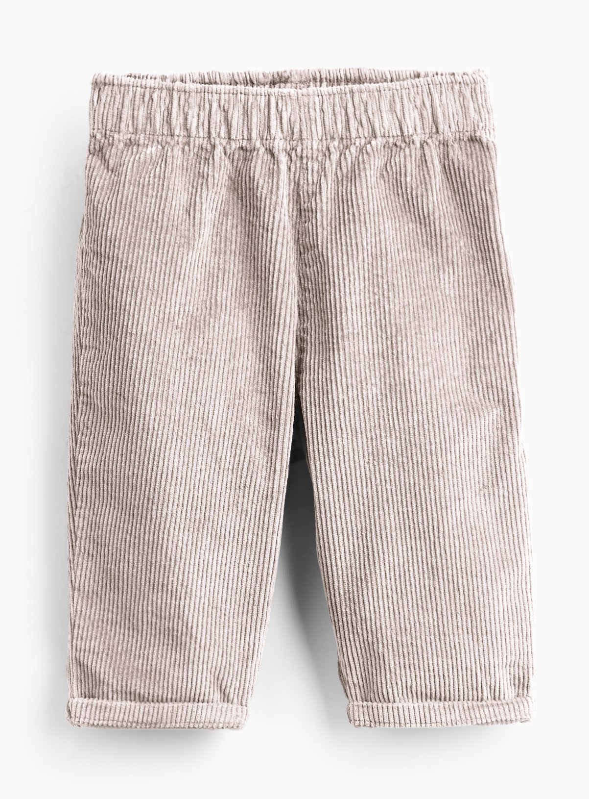 Grey Corduroy Turn-Up Trousers 3-6 months - Image 1 thumbnail