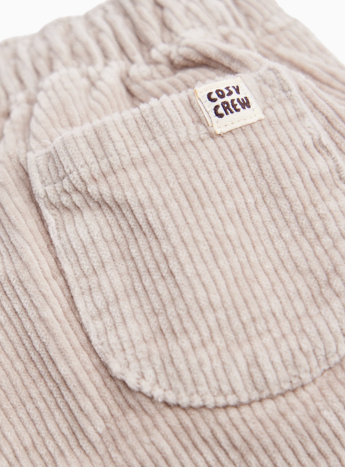 Grey Corduroy Turn-Up Trousers 3-6 months - Image 2 thumbnail