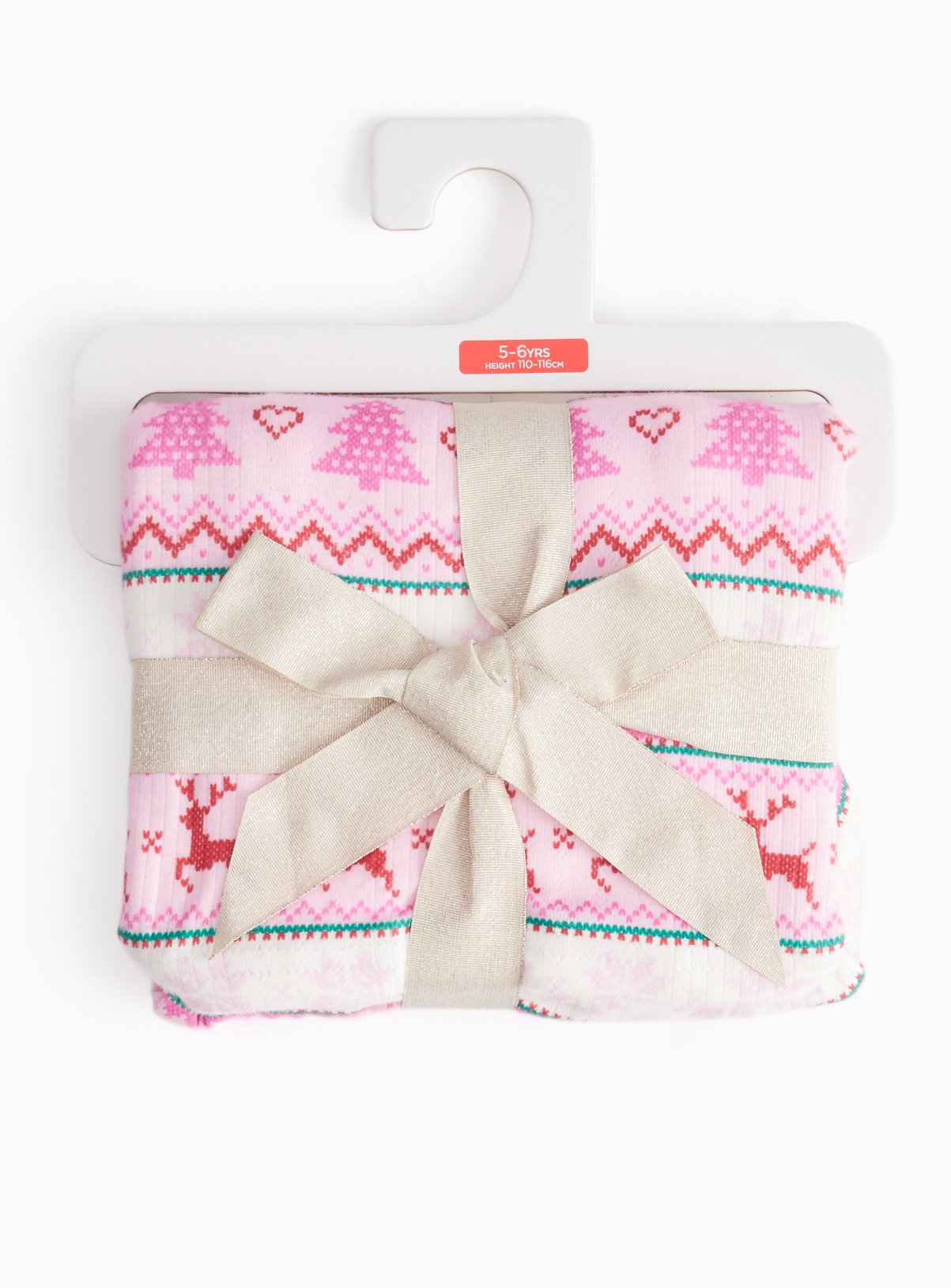 Mini Me Pointelle Fairisle Pyjama Set 6-7 years - Image 3 thumbnail