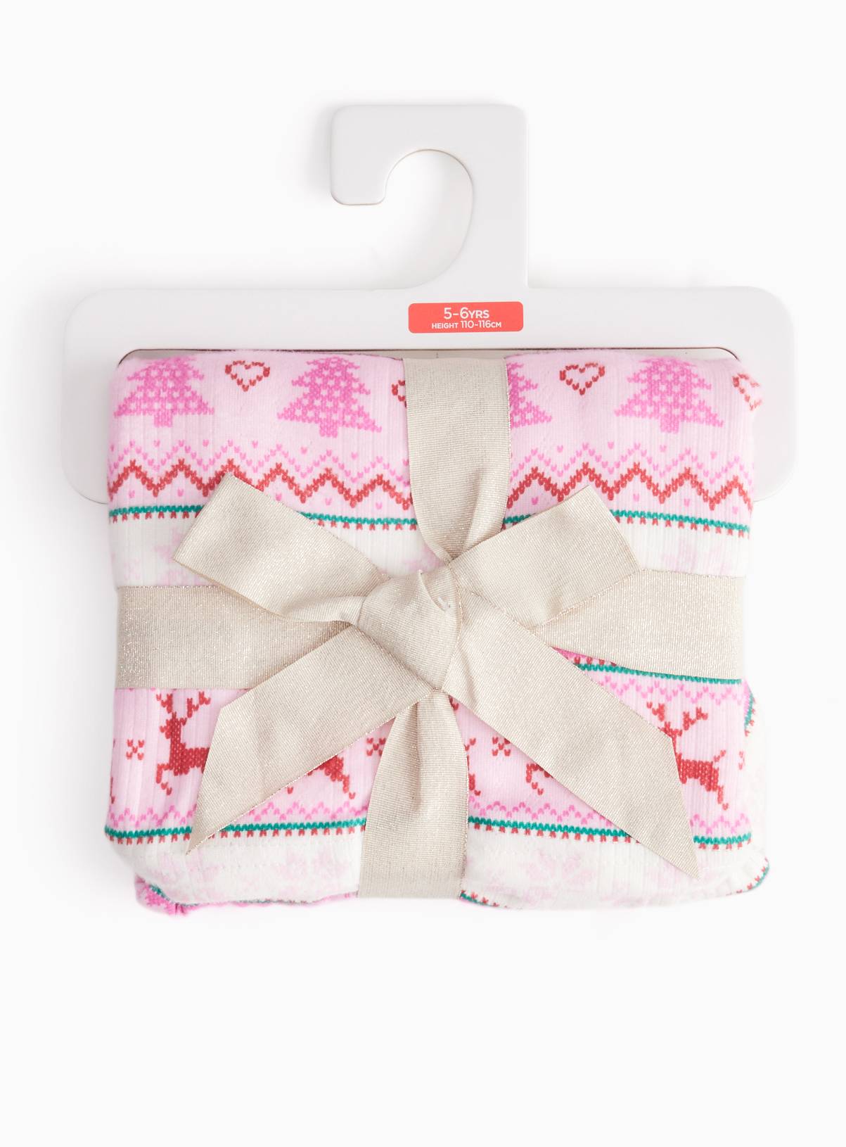Mini Me Pointelle Fairisle Pyjama Set 6-7 years - Image 3