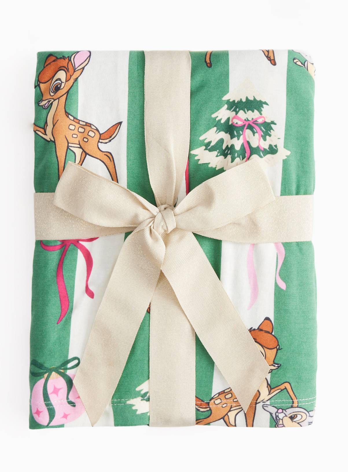 Family Matching Disney Bambi Stripe Traditional Pyjamas XS - Image 3