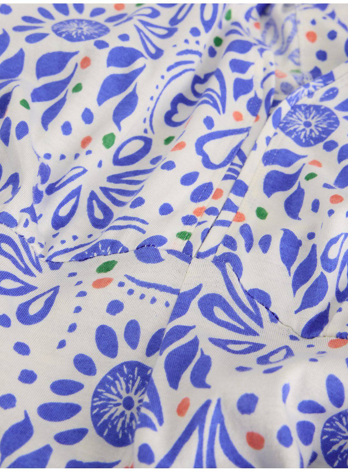 WHITE STUFF Megan Jersey Dress Blue Floral 8 - Image 6
