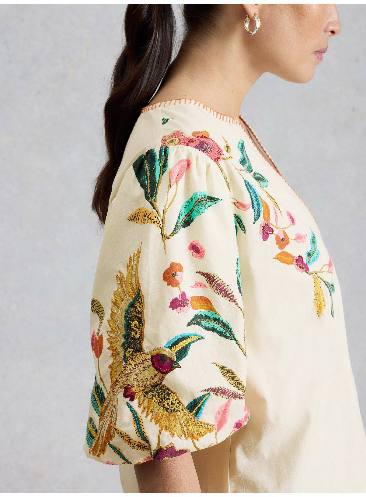 WHITE STUFF Maeve Embroidered Top 10 - Image 3
