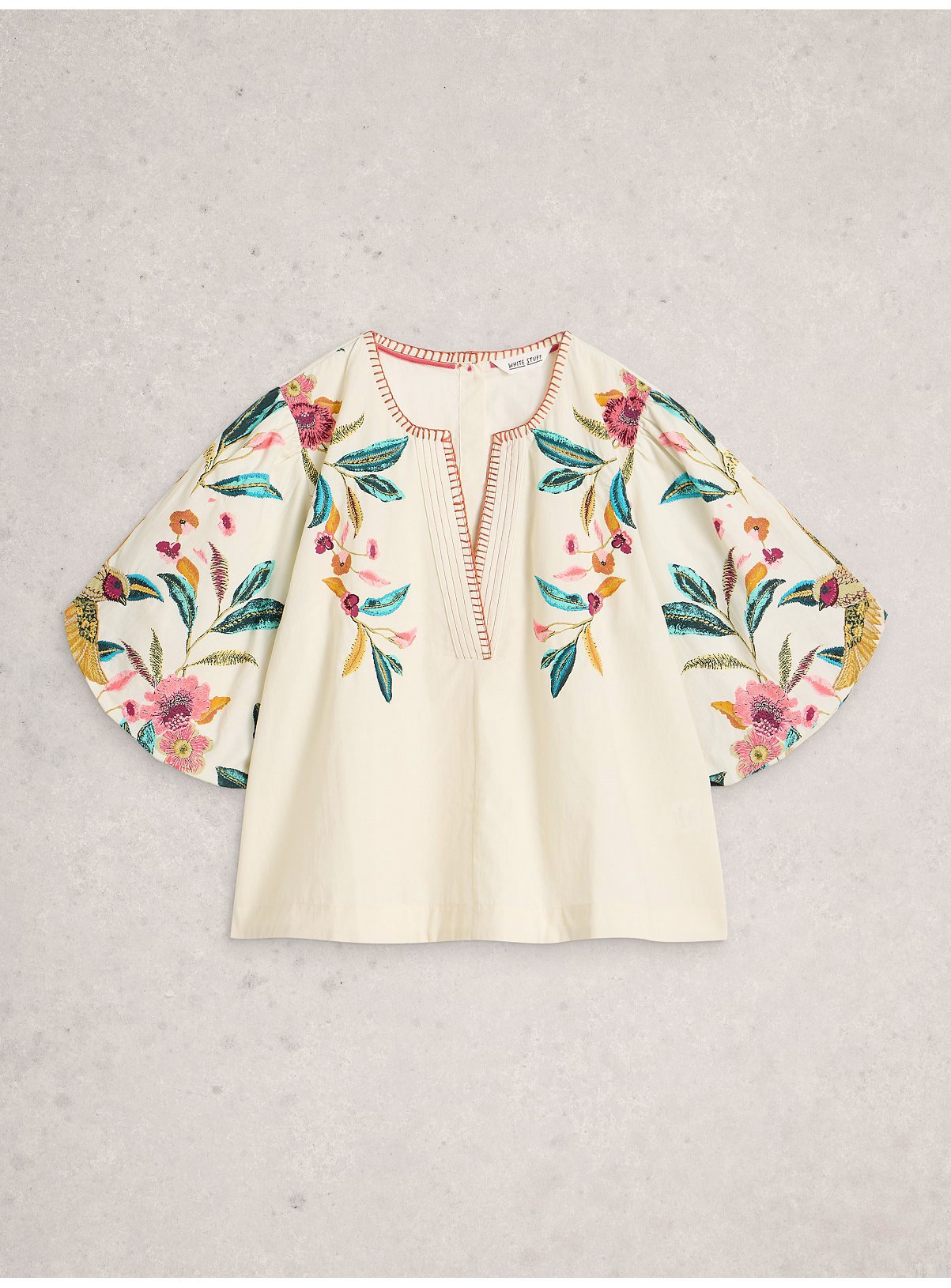 WHITE STUFF Maeve Embroidered Top 10 - Image 5 thumbnail
