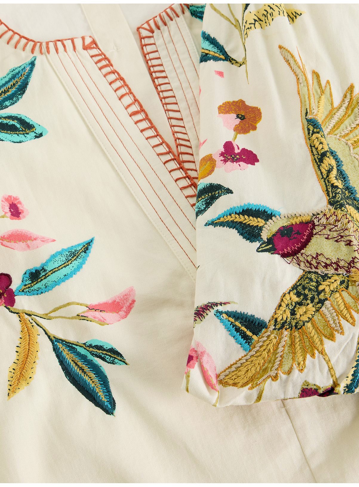 WHITE STUFF Maeve Embroidered Top 10 - Image 6 thumbnail