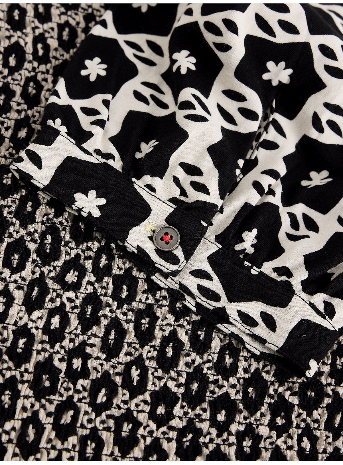 WHITE STUFF Nola Shirred Jersey Dress 14 - Image 6 thumbnail