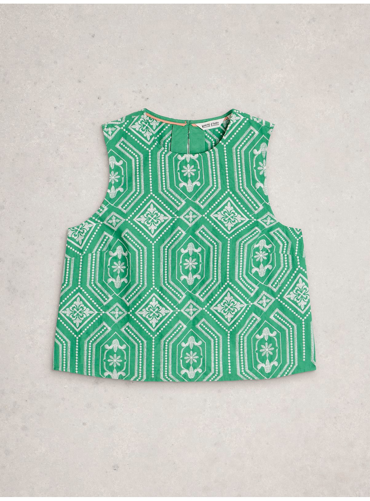 WHITE STUFF Hallie Embroidered Top 16 - Image 5 thumbnail