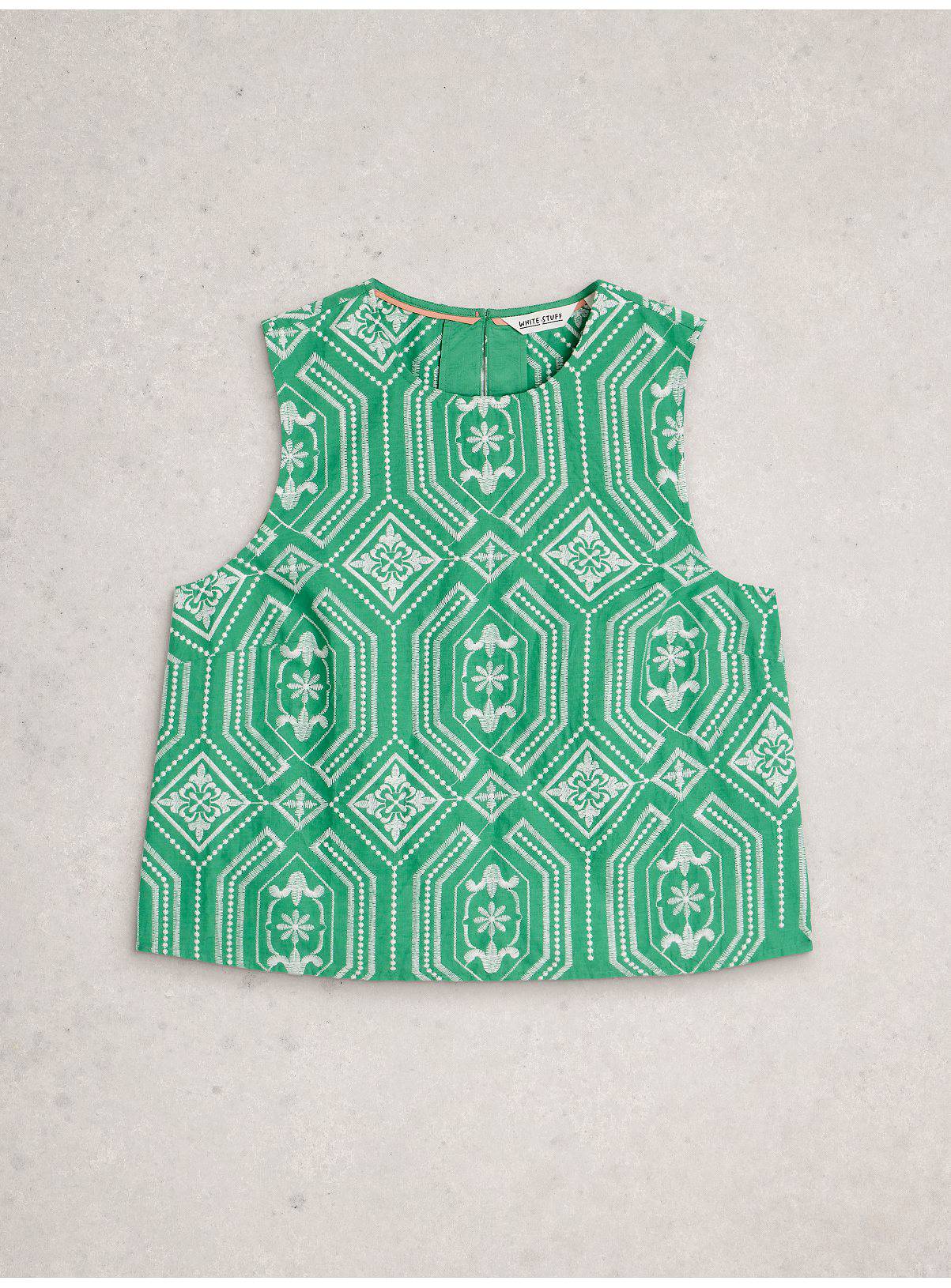 WHITE STUFF Hallie Embroidered Top 16 - Image 5