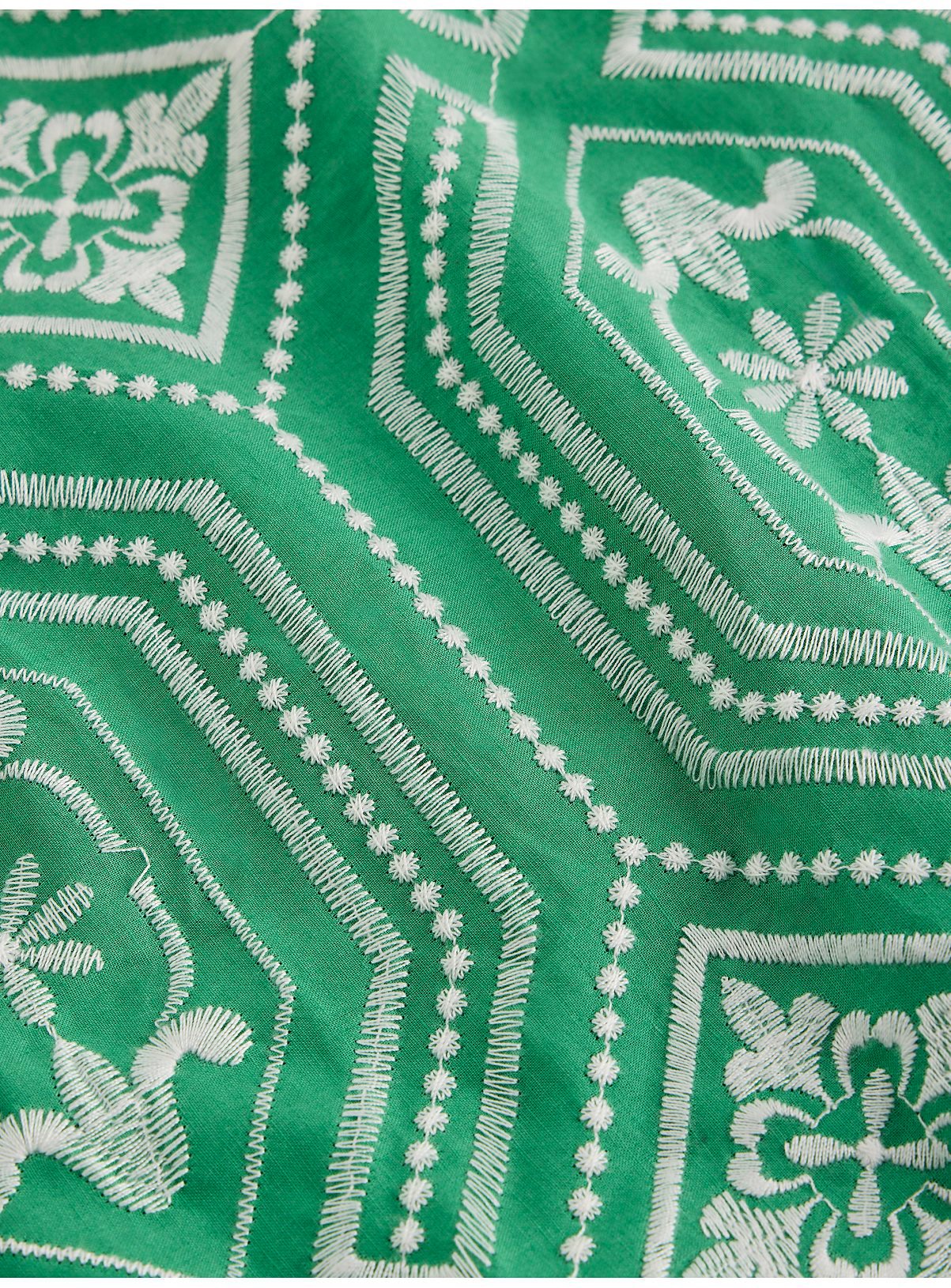 WHITE STUFF Hallie Embroidered Top 16 - Image 6 thumbnail