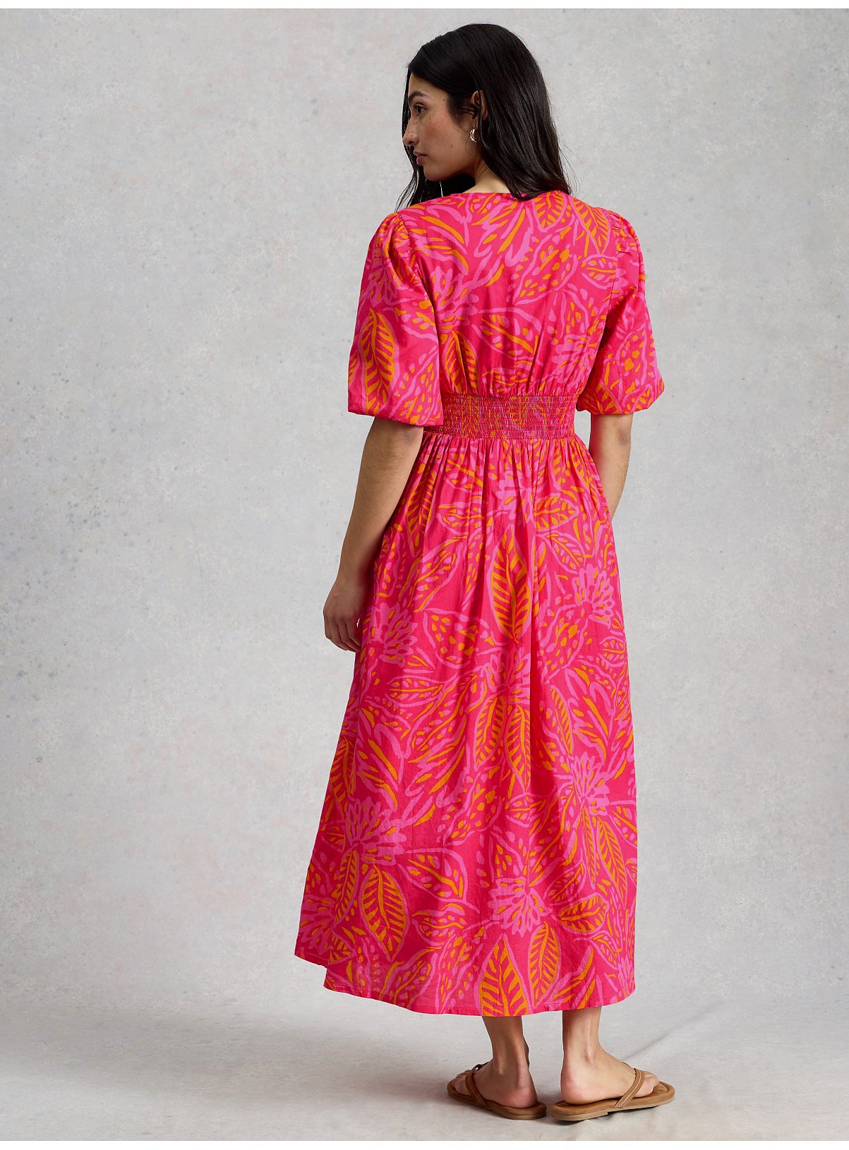 WHITE STUFF Leela Midaxi Dress 12 - Image 2 thumbnail