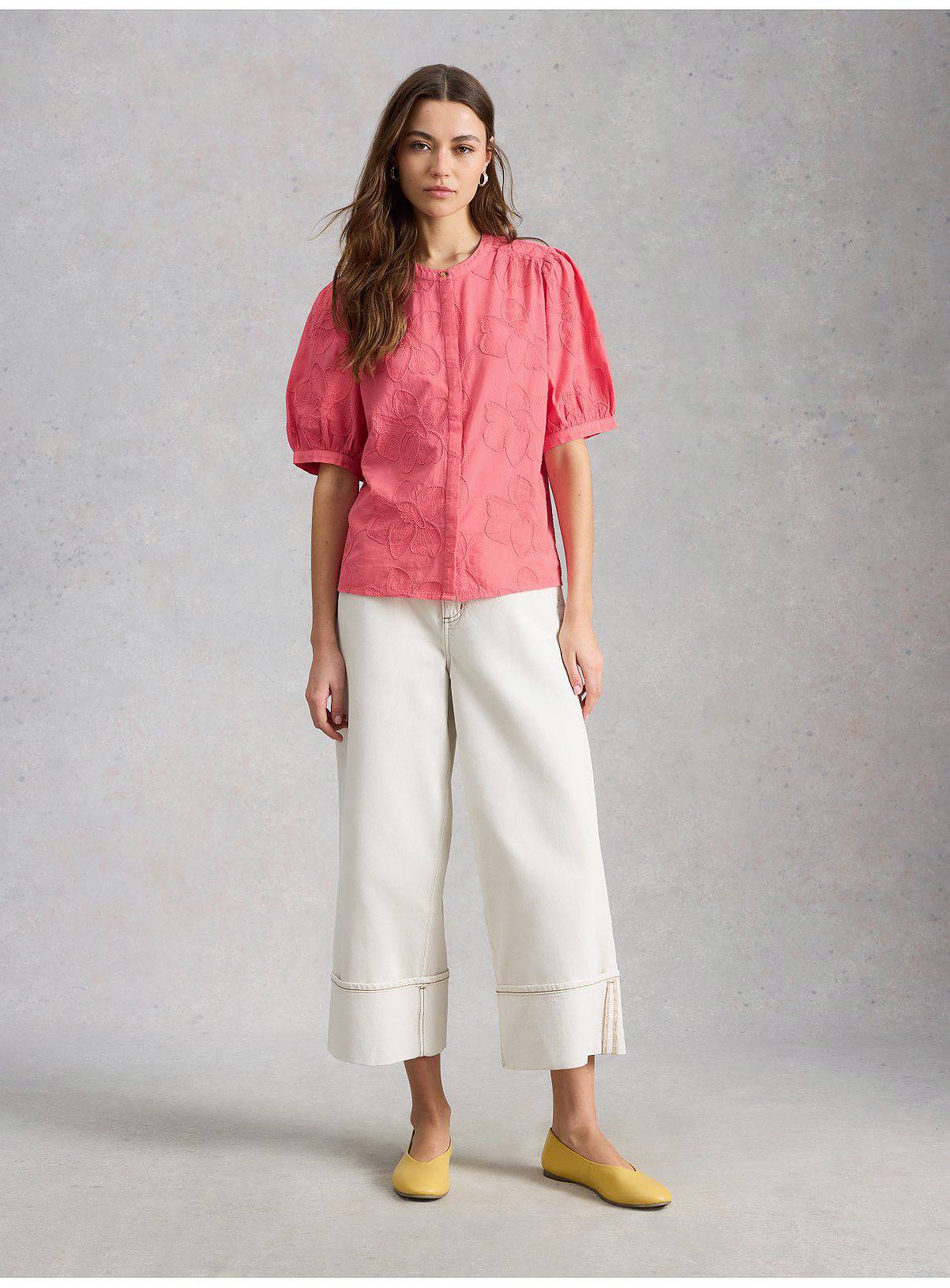 WHITE STUFF Lana Embroidered Top 18 - Image 3