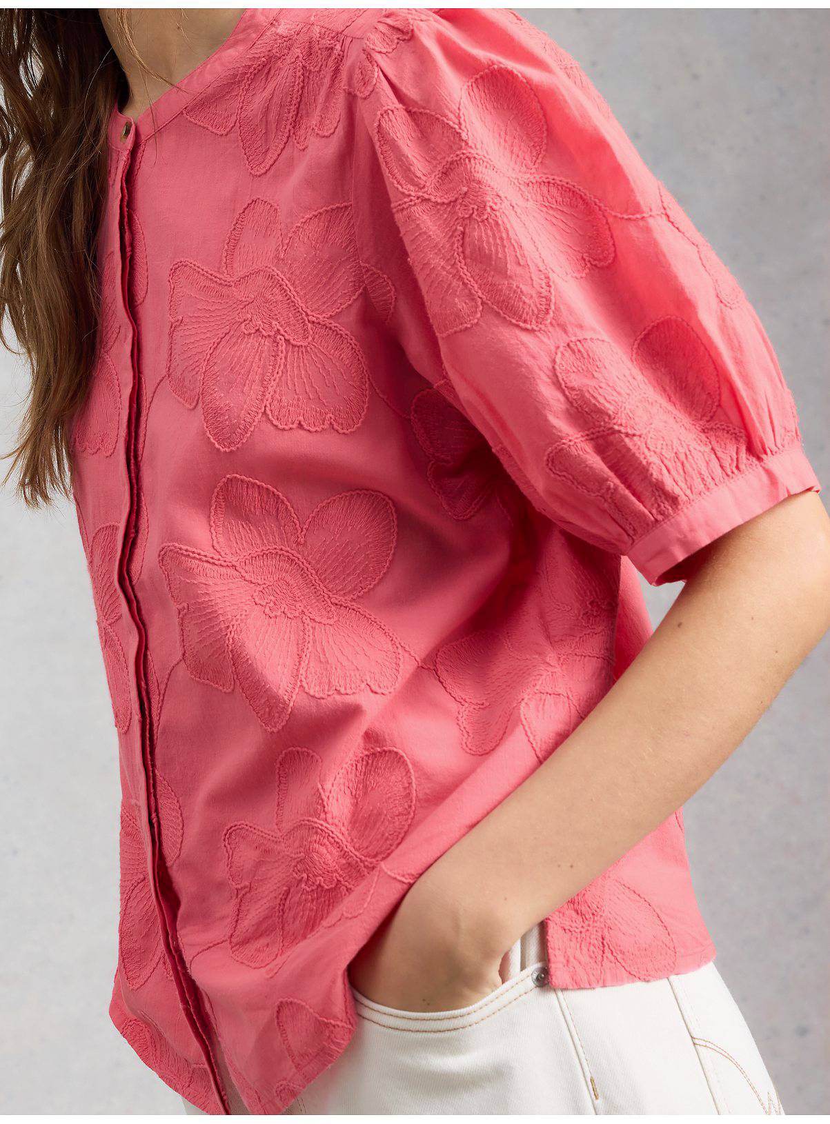 WHITE STUFF Lana Embroidered Top 18 - Image 4