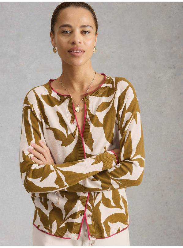 WHITE STUFF Lulu Print Cardi 10