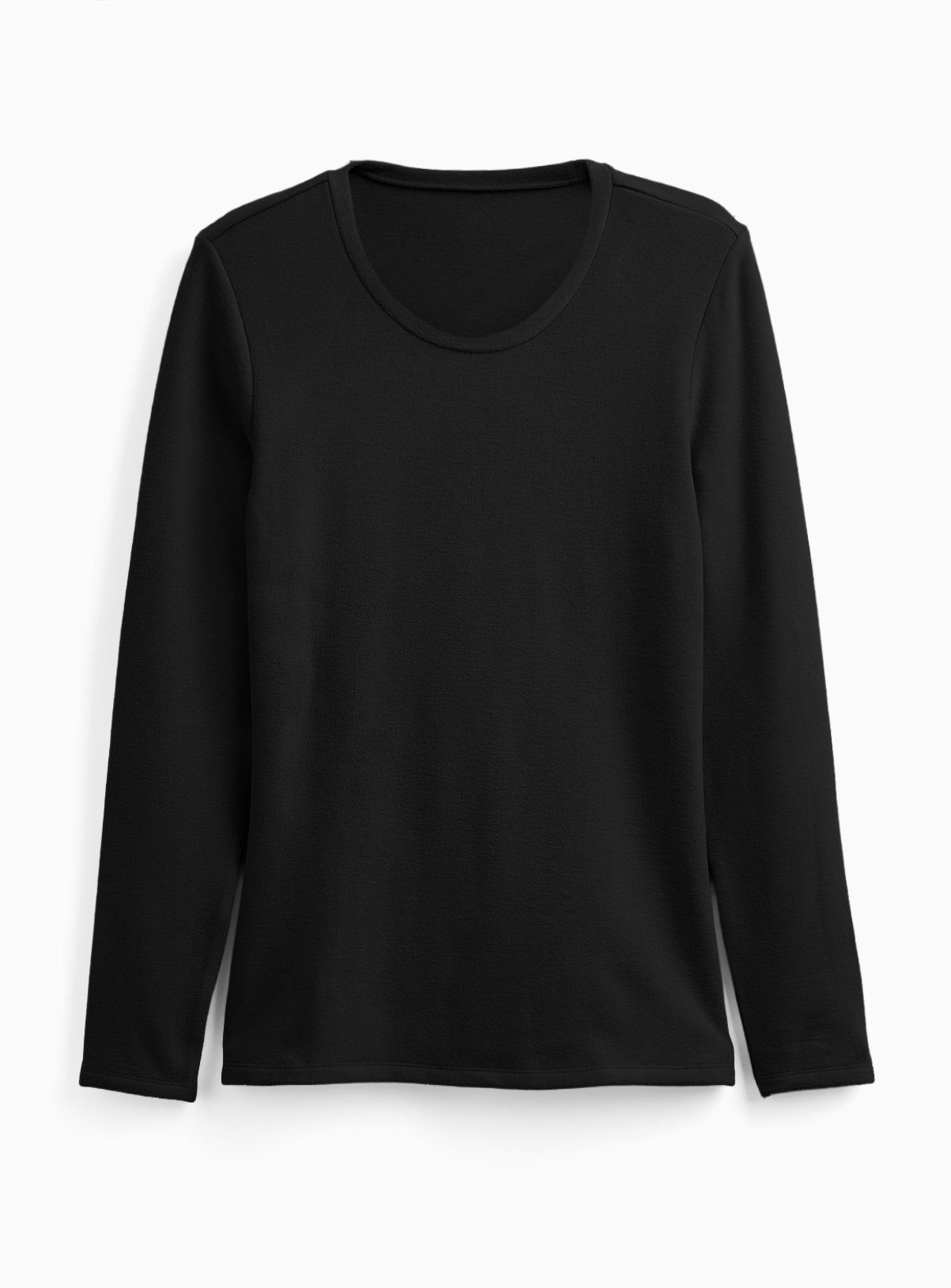 Black Thermal Fleece Long Sleeve Top M - Image 3 thumbnail