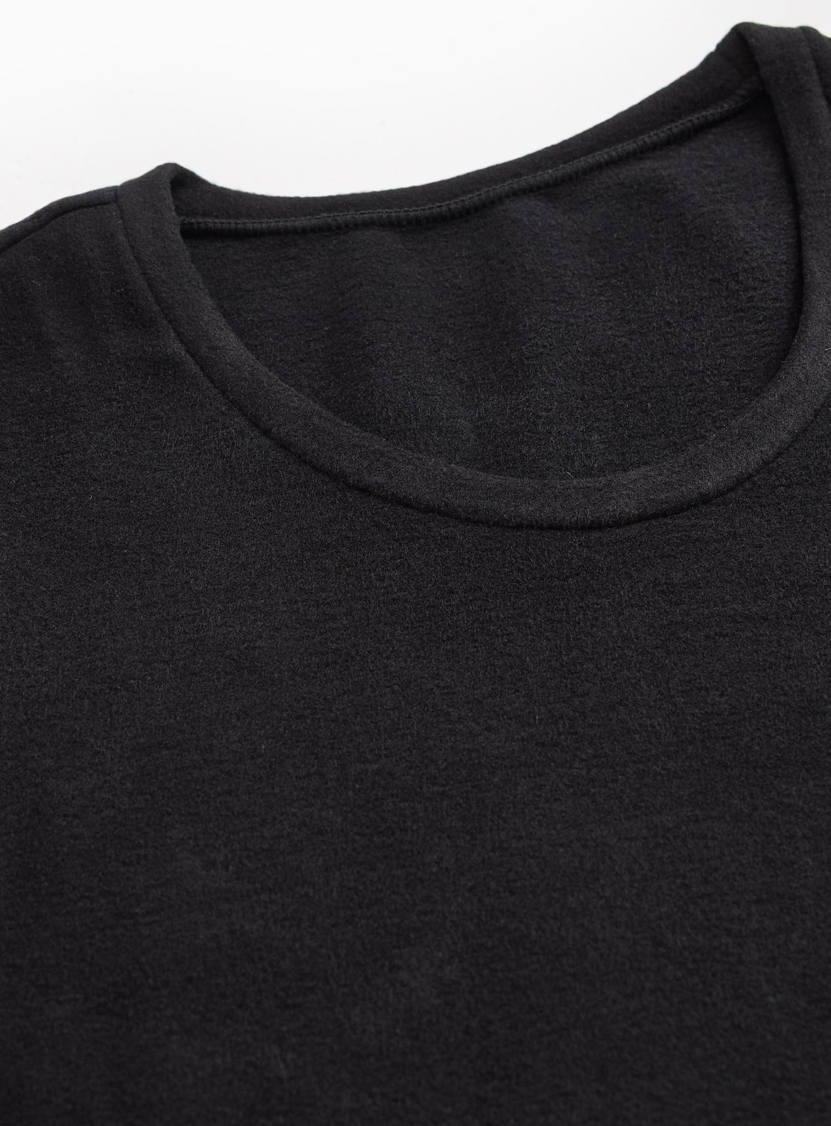Black Thermal Fleece Long Sleeve Top M - Image 4 thumbnail