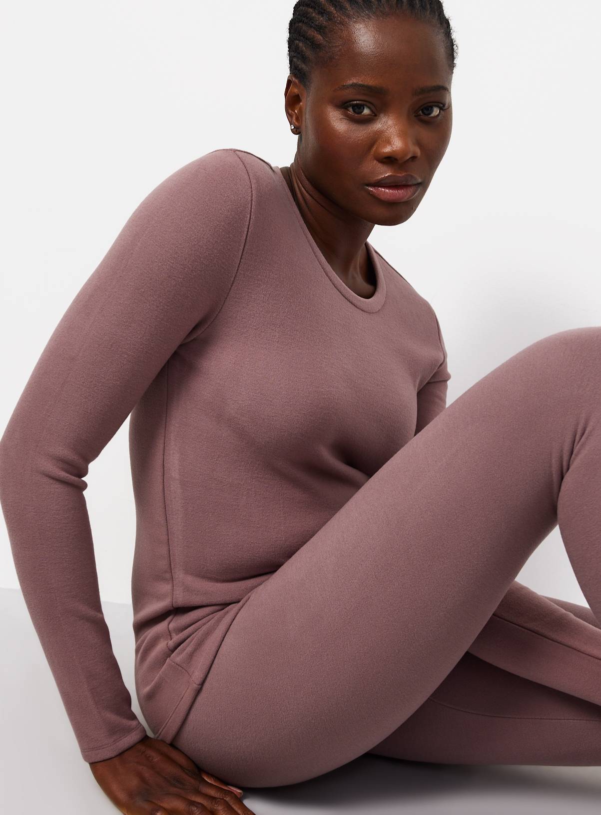Pink Thermal Fleece Long Sleeve Top L - Image 1
