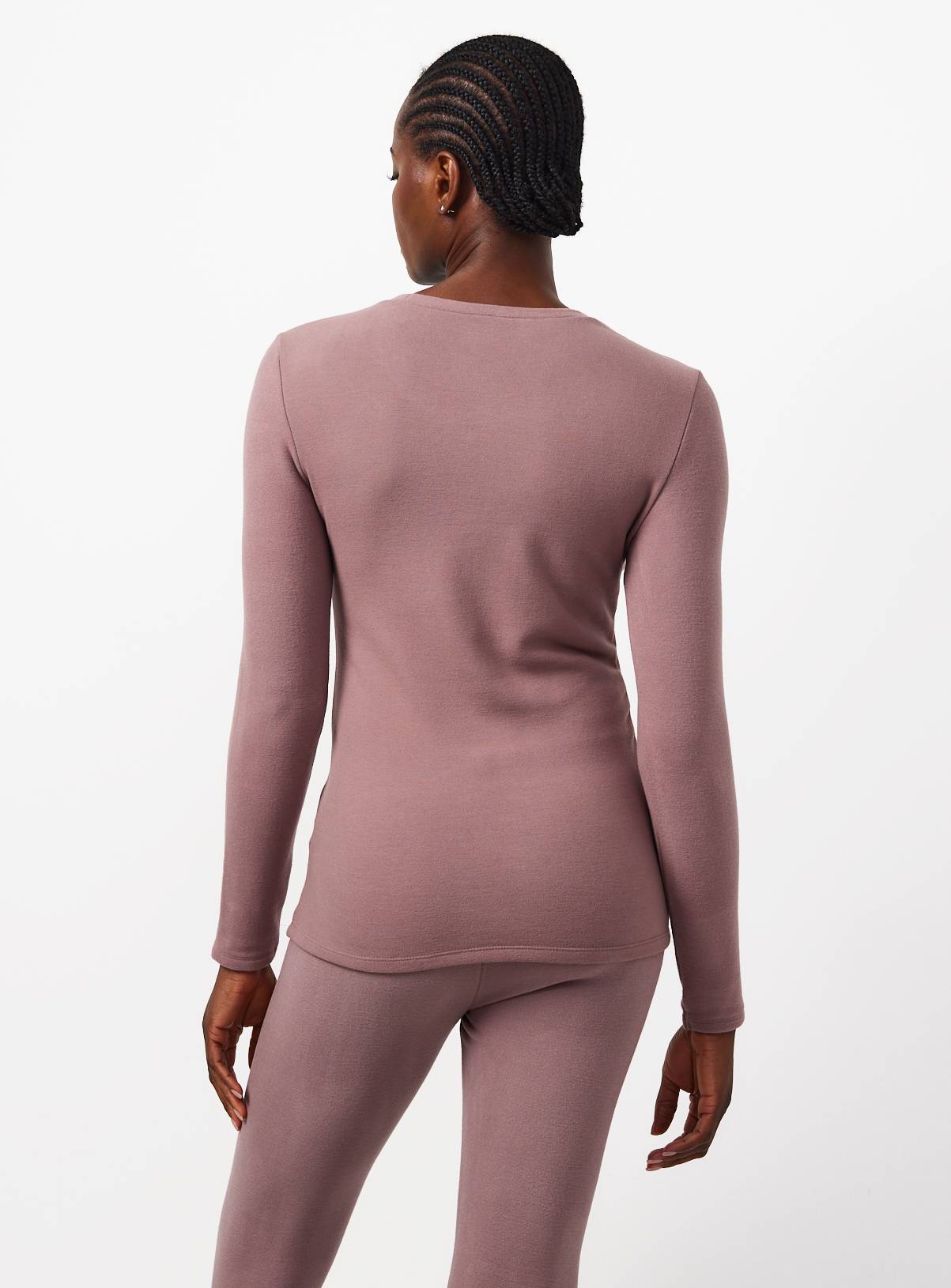 Pink Thermal Fleece Long Sleeve Top L - Image 6