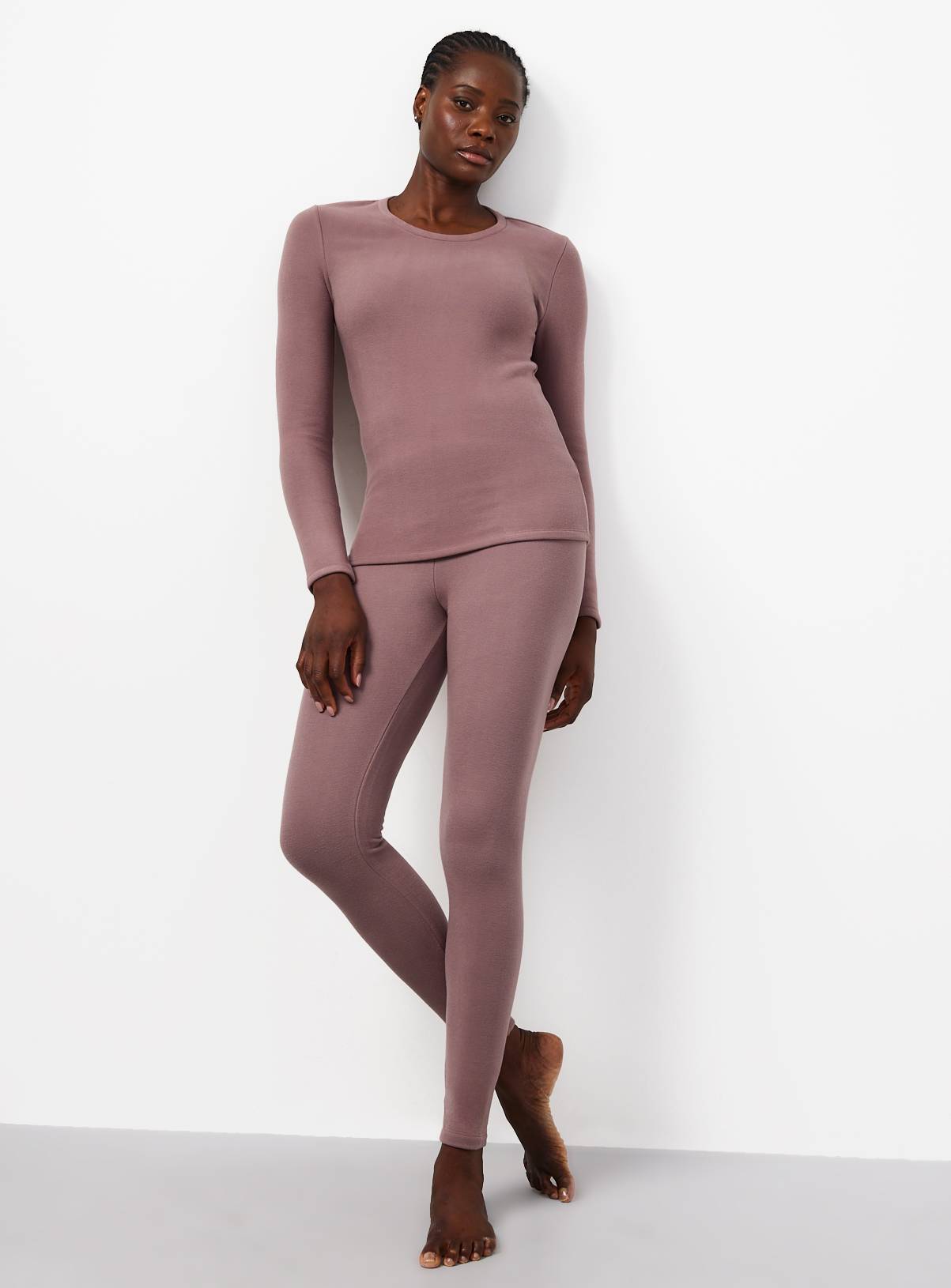 Fleece Lined Thermal Leggings XL - Image 2