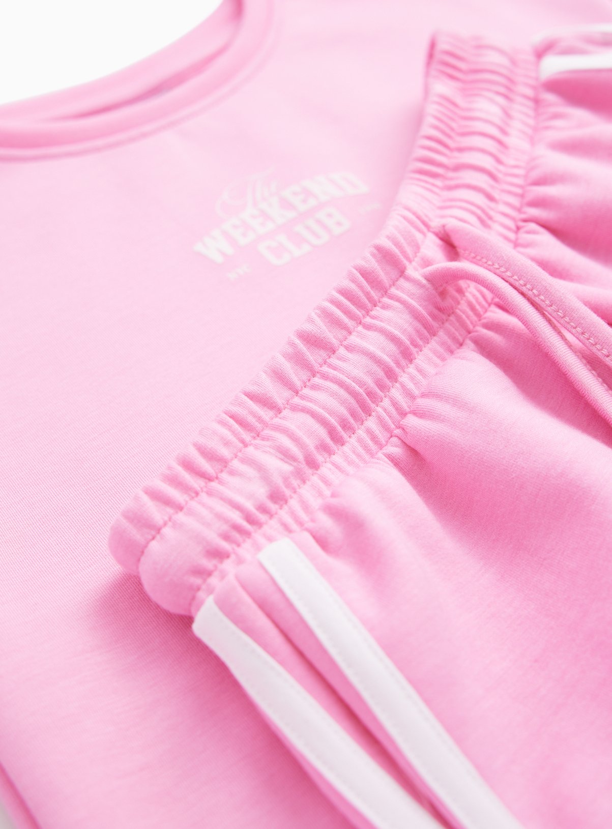 Pink Scuba T-Shirt & Shorts Set 7 years - Image 2 thumbnail