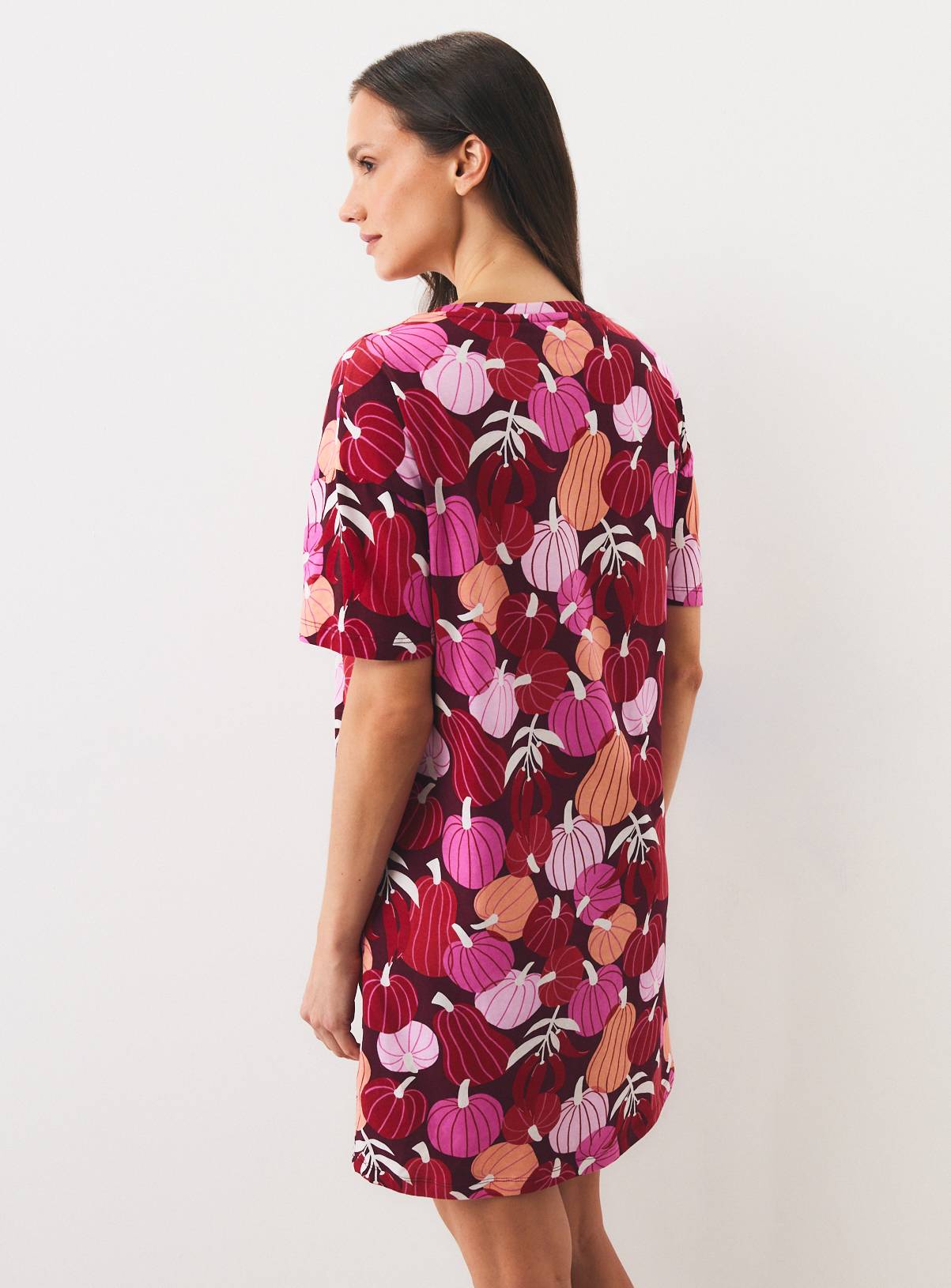 Pumpkin Print Sleep Tee L - Image 4