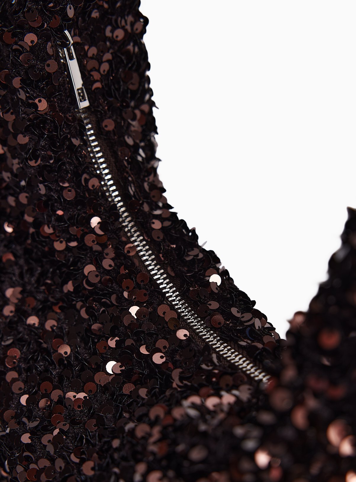 Brown Sequin Mini Shoulder Bag One Size - Image 2 thumbnail
