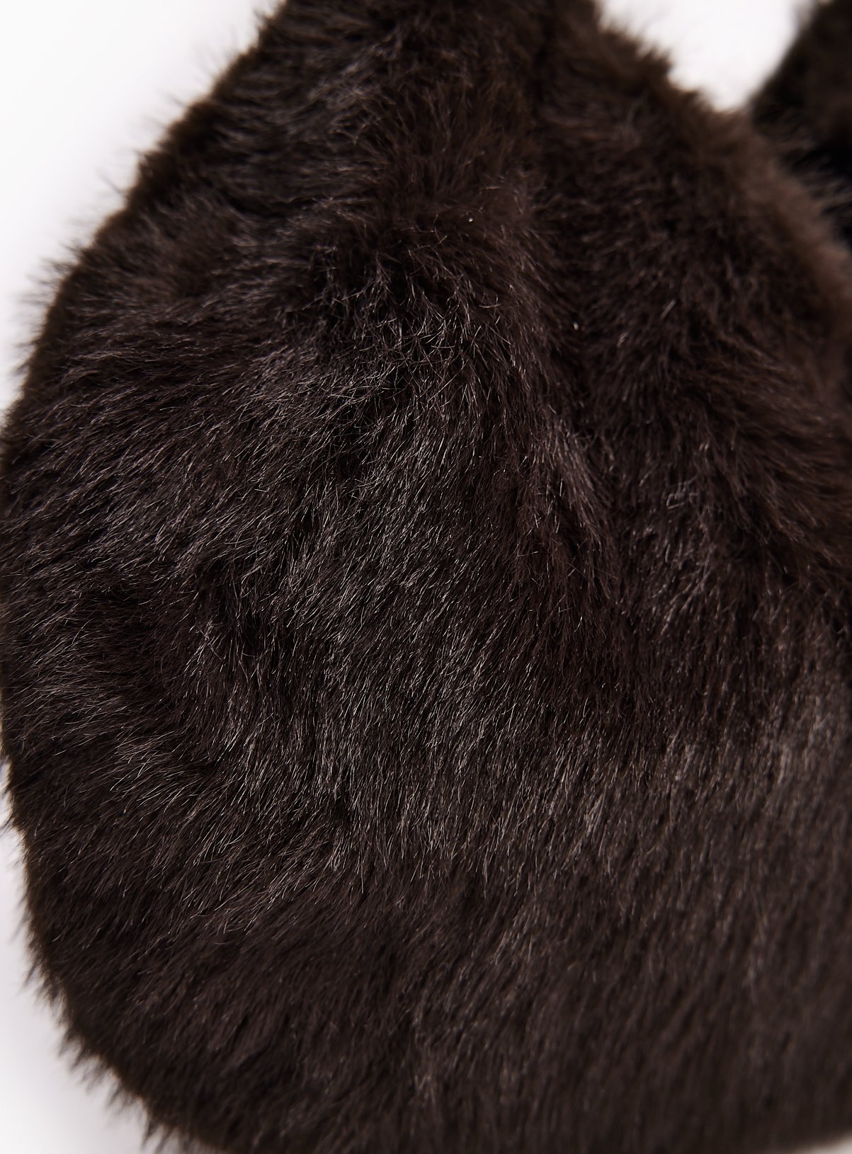 Black Faux Fur Bag One Size - Image 2 thumbnail