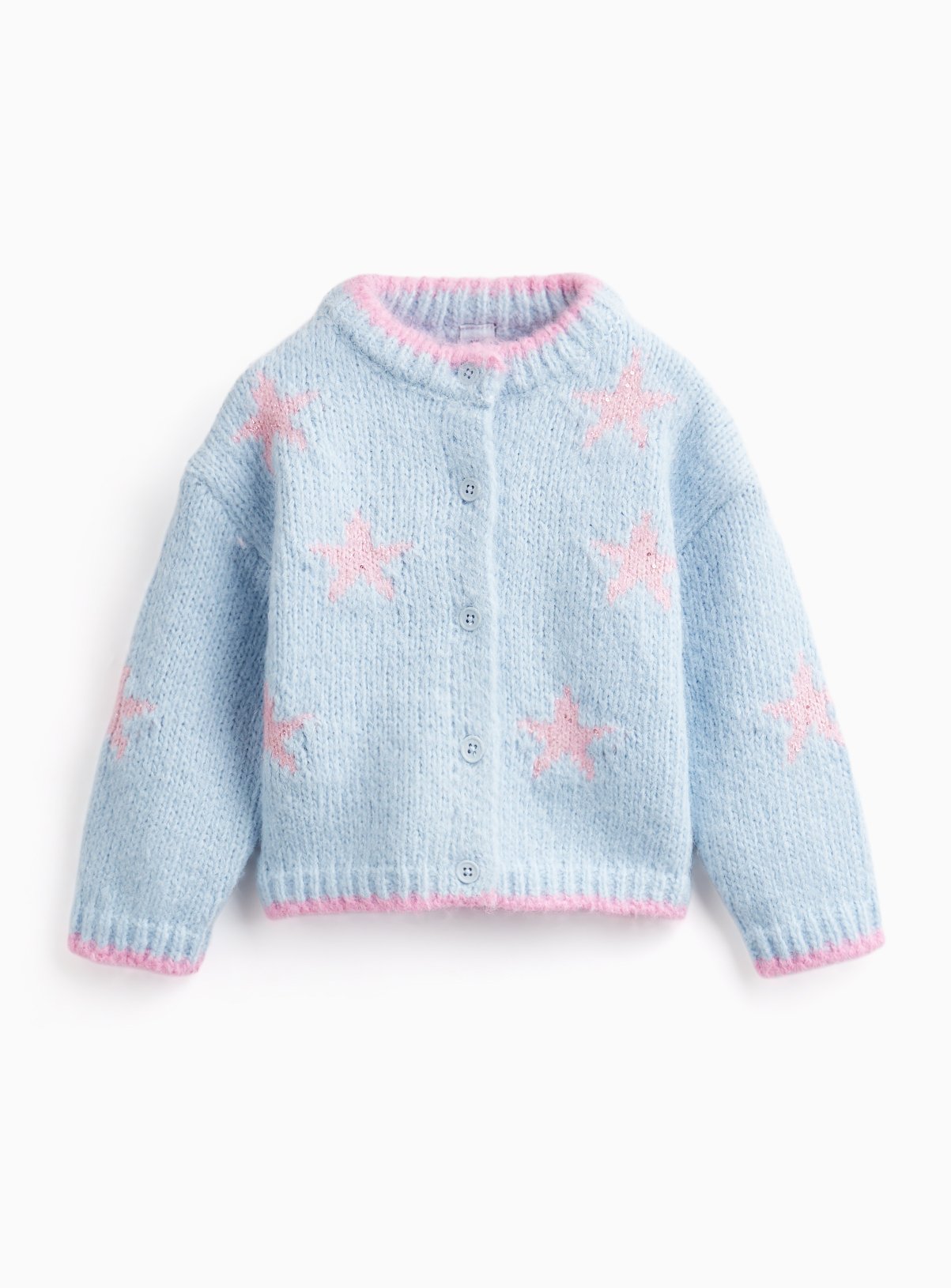 Stars Sequin Cardigan 5-6 years - Image 1 thumbnail