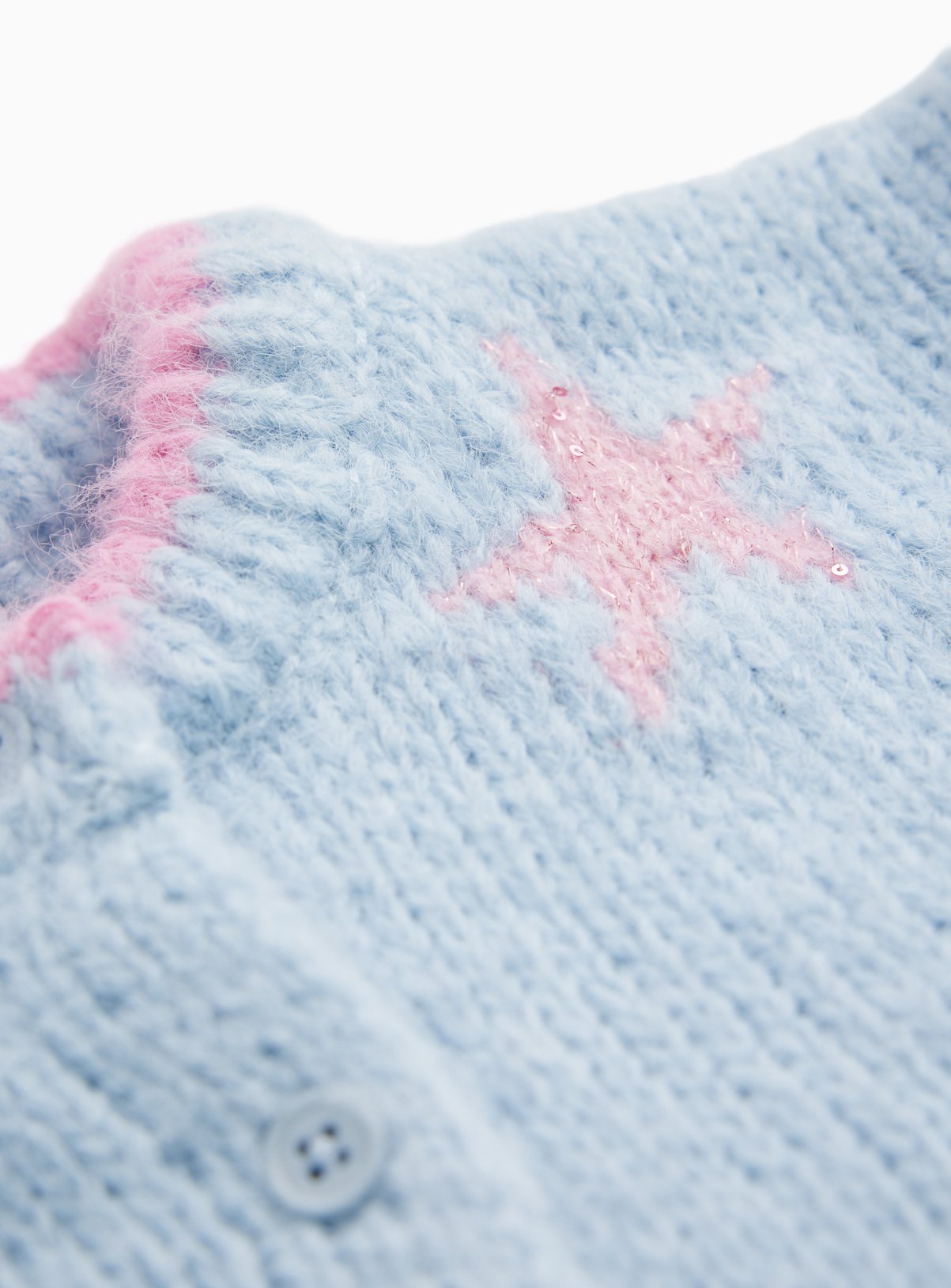 Stars Sequin Cardigan 5-6 years - Image 2 thumbnail