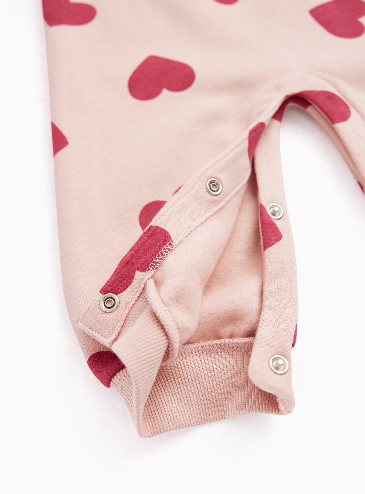 Heart All-Over Print Sweat Romper 6-9 months - Image 2 thumbnail