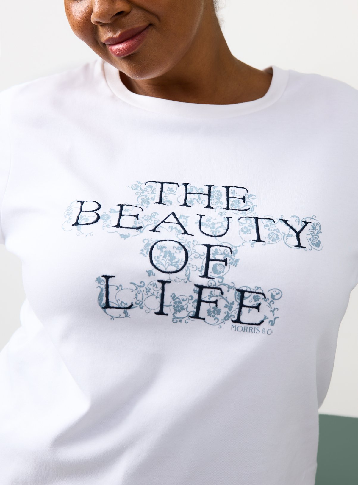 Tu x Morris & Co. White Beauty Of Life Graphic T-Shirt  24 - Image 2 thumbnail
