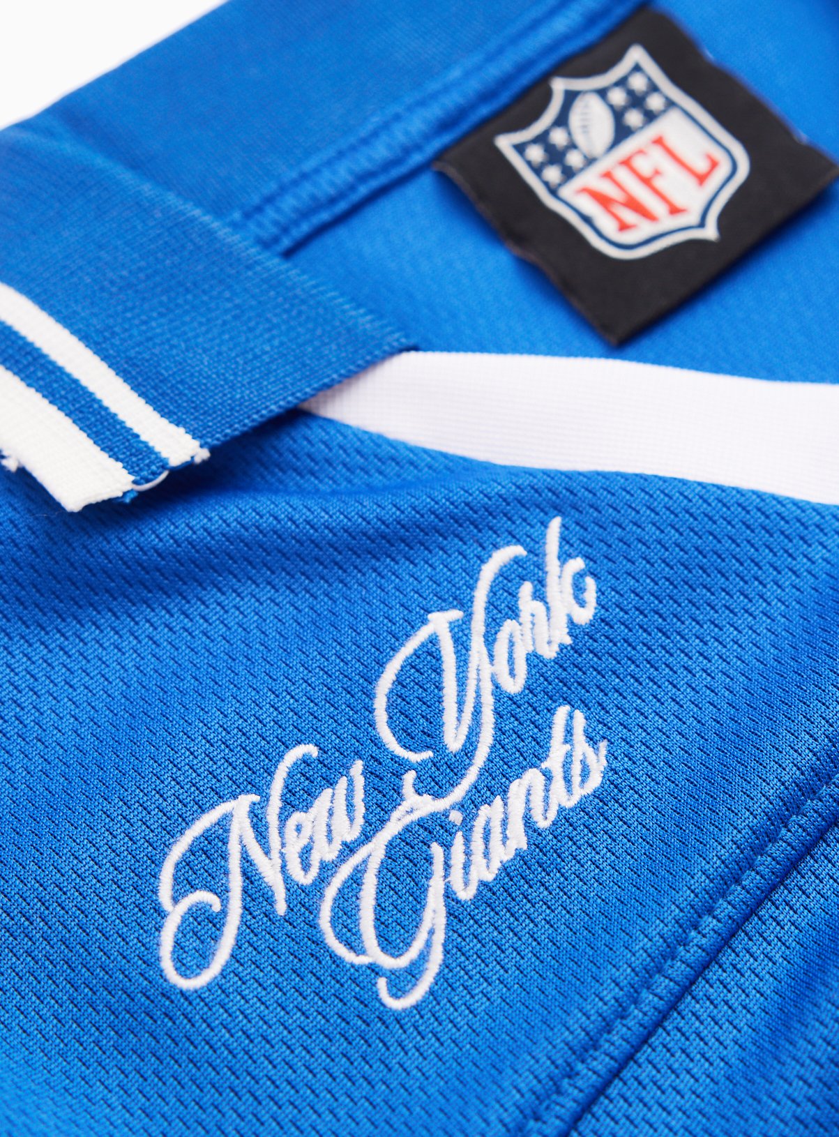 Blue New York Giants 90s Retro NFL Jersey 6 years - Image 2 thumbnail