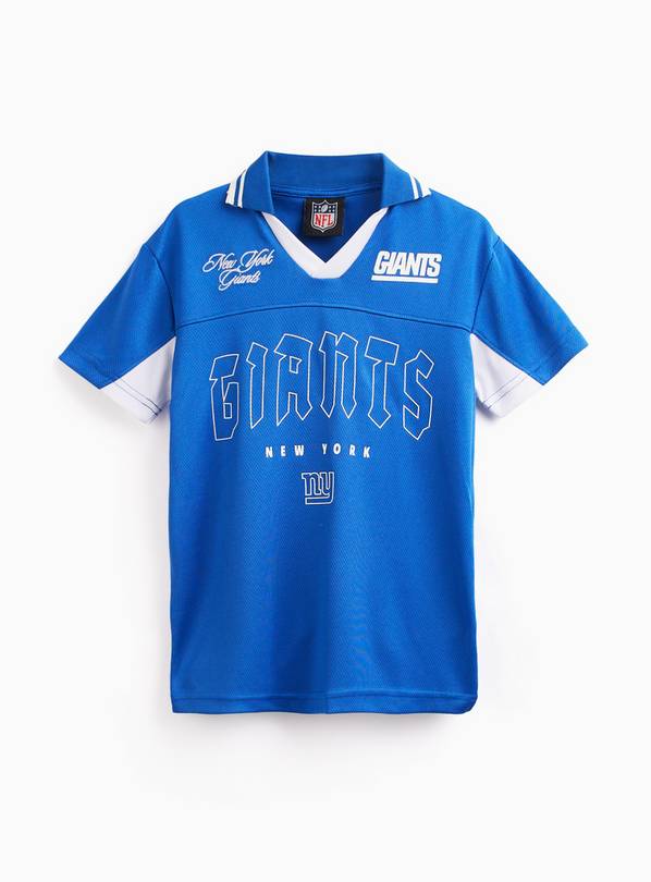 Blue New York Giants 90s Retro NFL Jersey 10 years