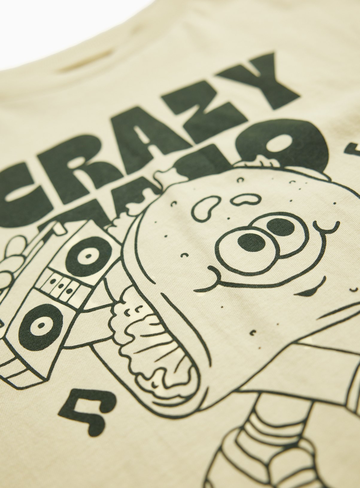 Crazy Taco Graphic Print T-Shirt 11 years - Image 2 thumbnail