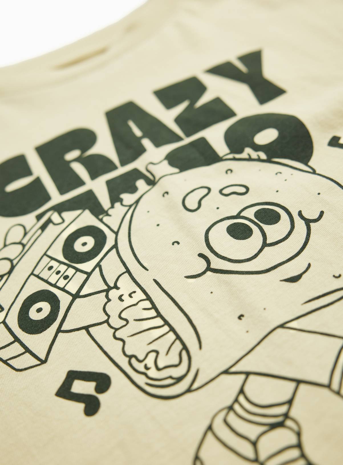 Crazy Taco Graphic Print T-Shirt 11 years - Image 2