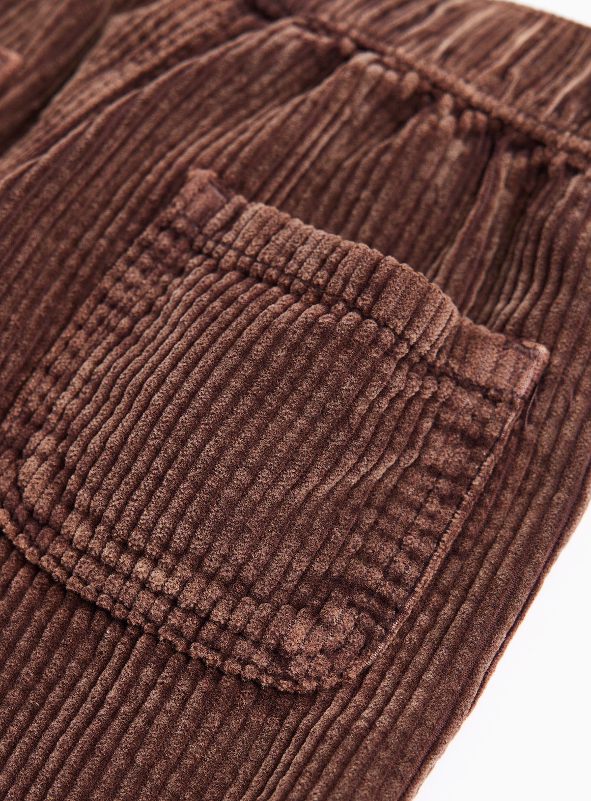 Brown Corduroy Pull-On Wide Leg Trousers 3-4 years - Image 2 thumbnail