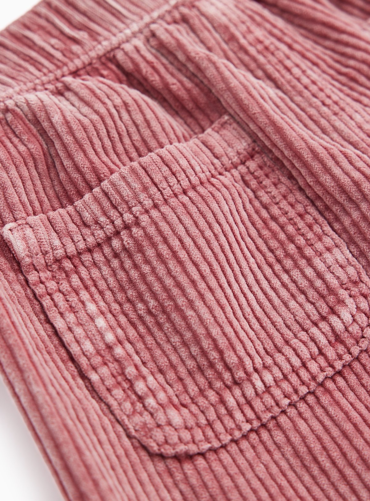 Pink Corduroy Pull-On Wide Leg Trousers 7-8 years - Image 2 thumbnail