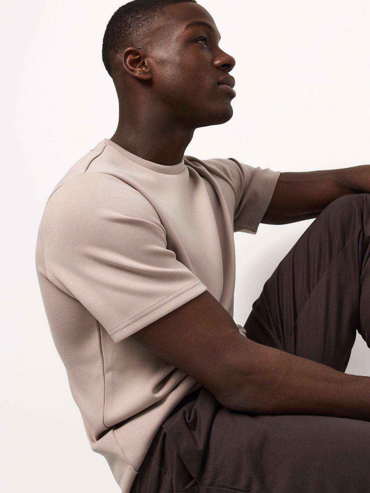 Classic Stone-Coloured T-Shirt S - Image 1 thumbnail