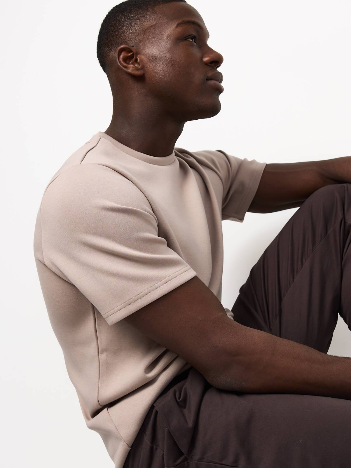 Classic Stone-Coloured T-Shirt S - Image 1