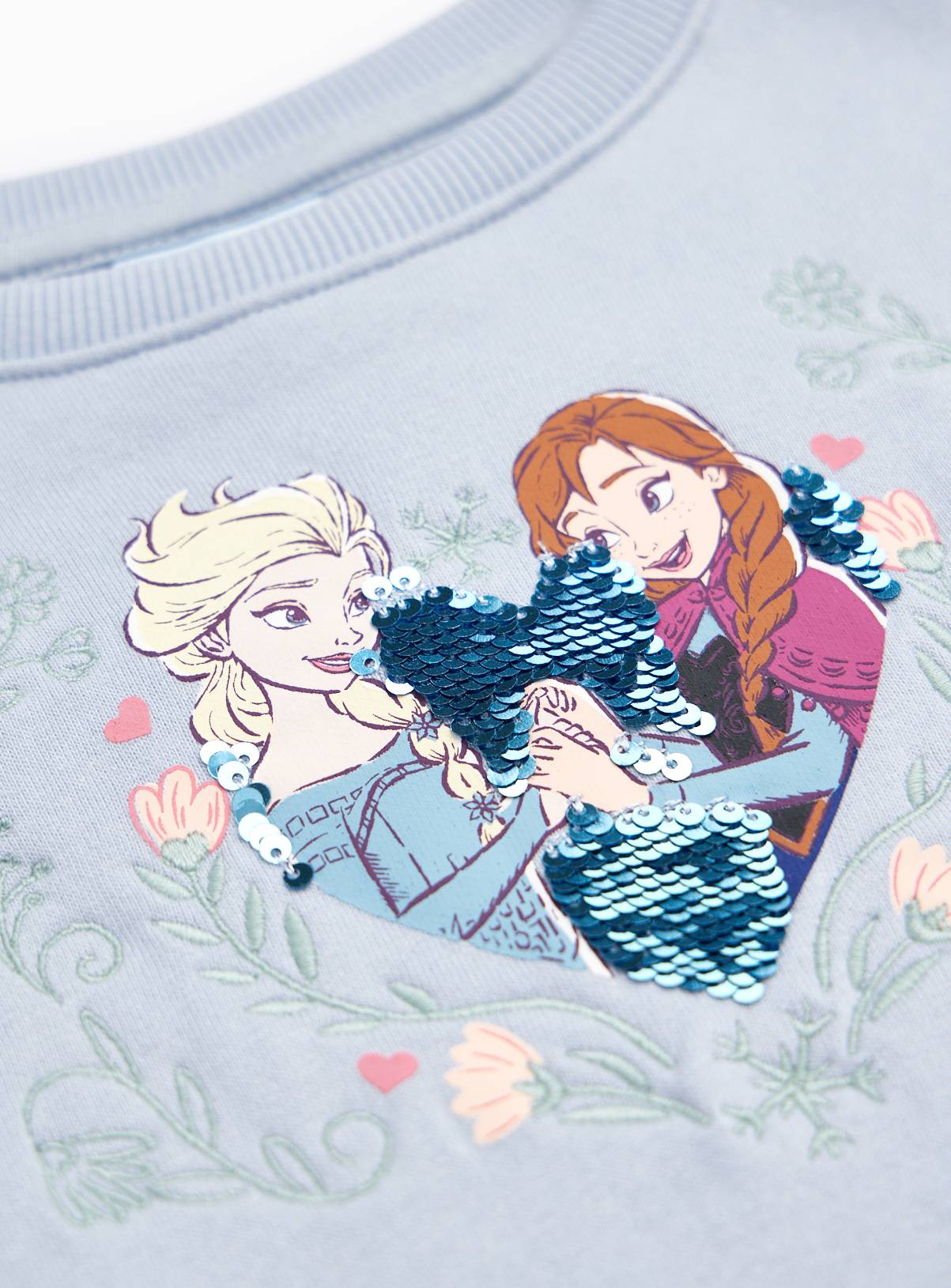 Disney Frozen Sequin Sweatshirt & Skirt Set 4-5 years - Image 2