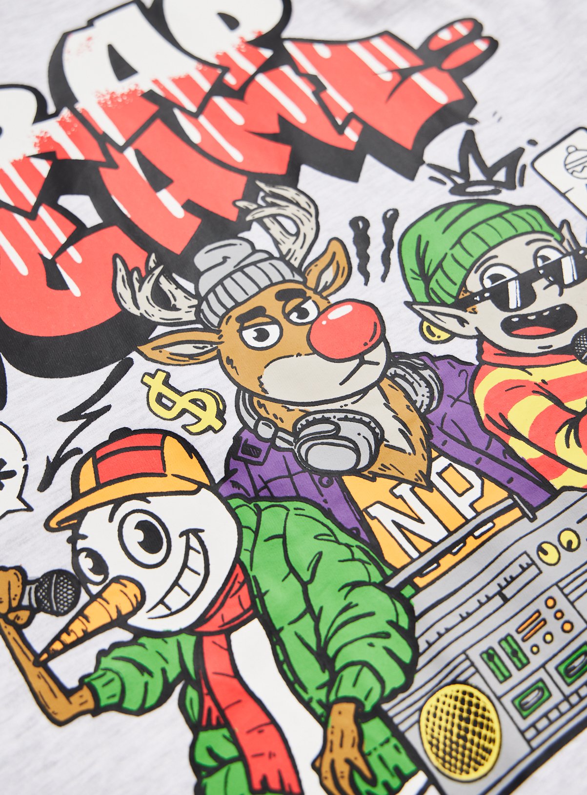 Christmas Mock Sleeve Wrap Game T-Shirt 9 years - Image 2 thumbnail