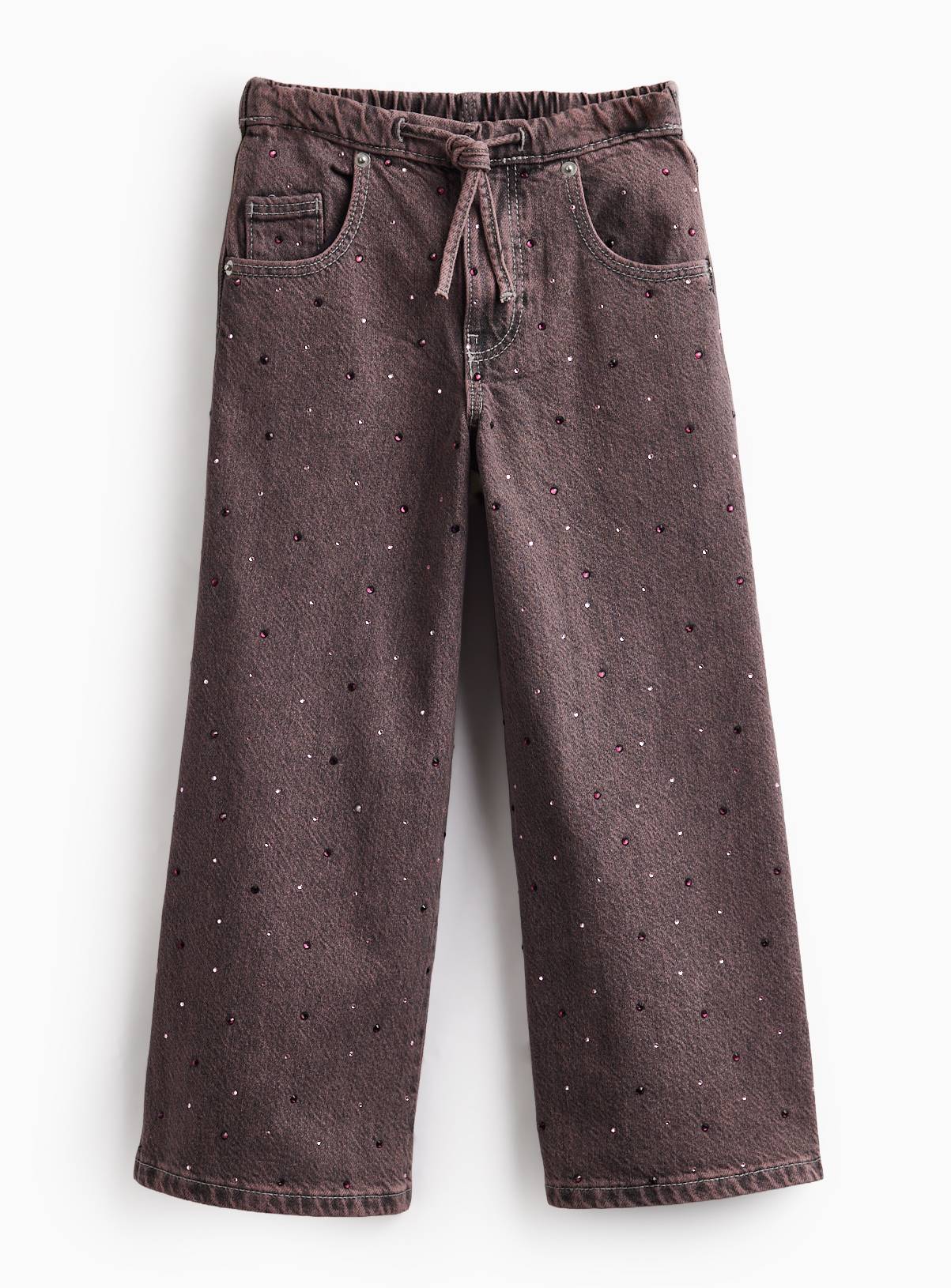 Purple Hotfix Wide Leg Jeans 6 years - Image 1